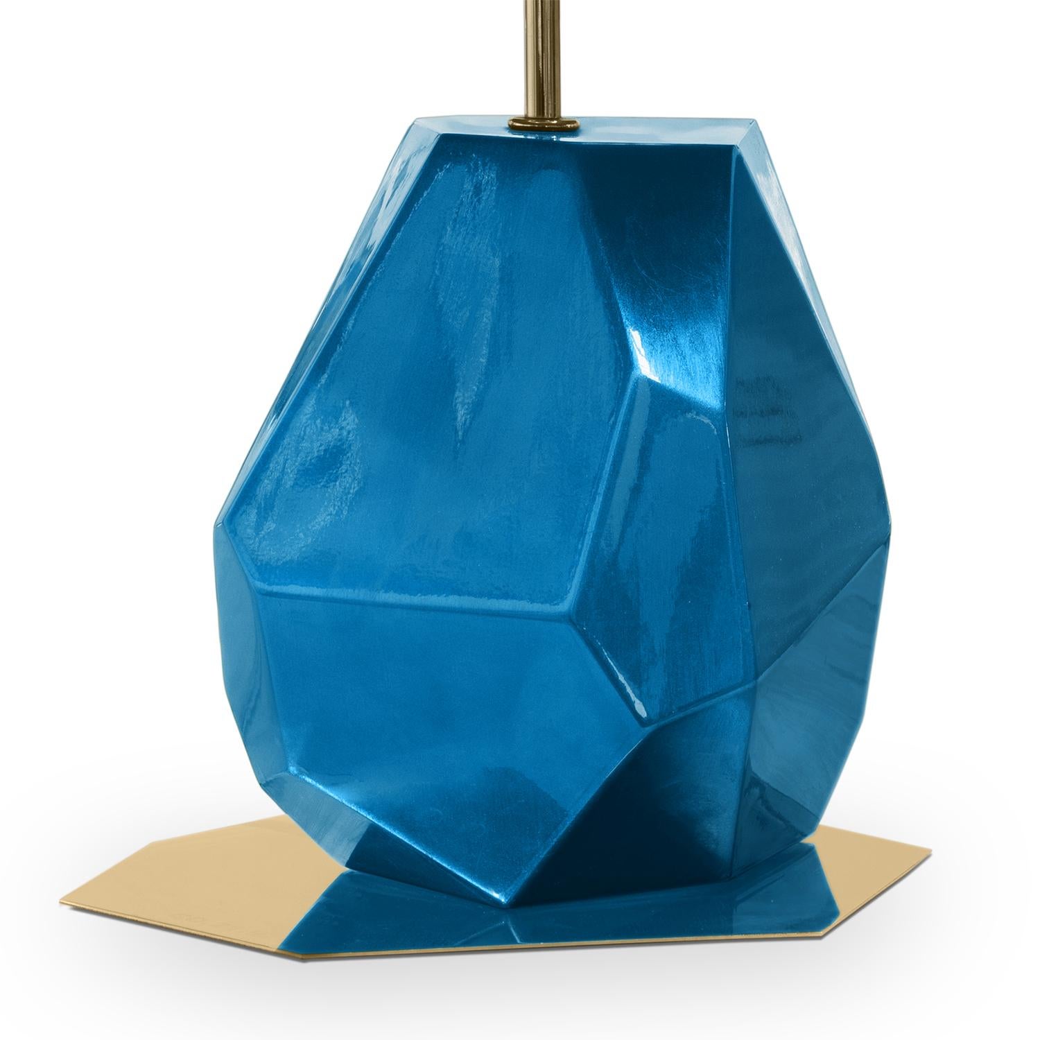 Daytona Medium Blue Table Lamp In New Condition For Sale In Paris, FR