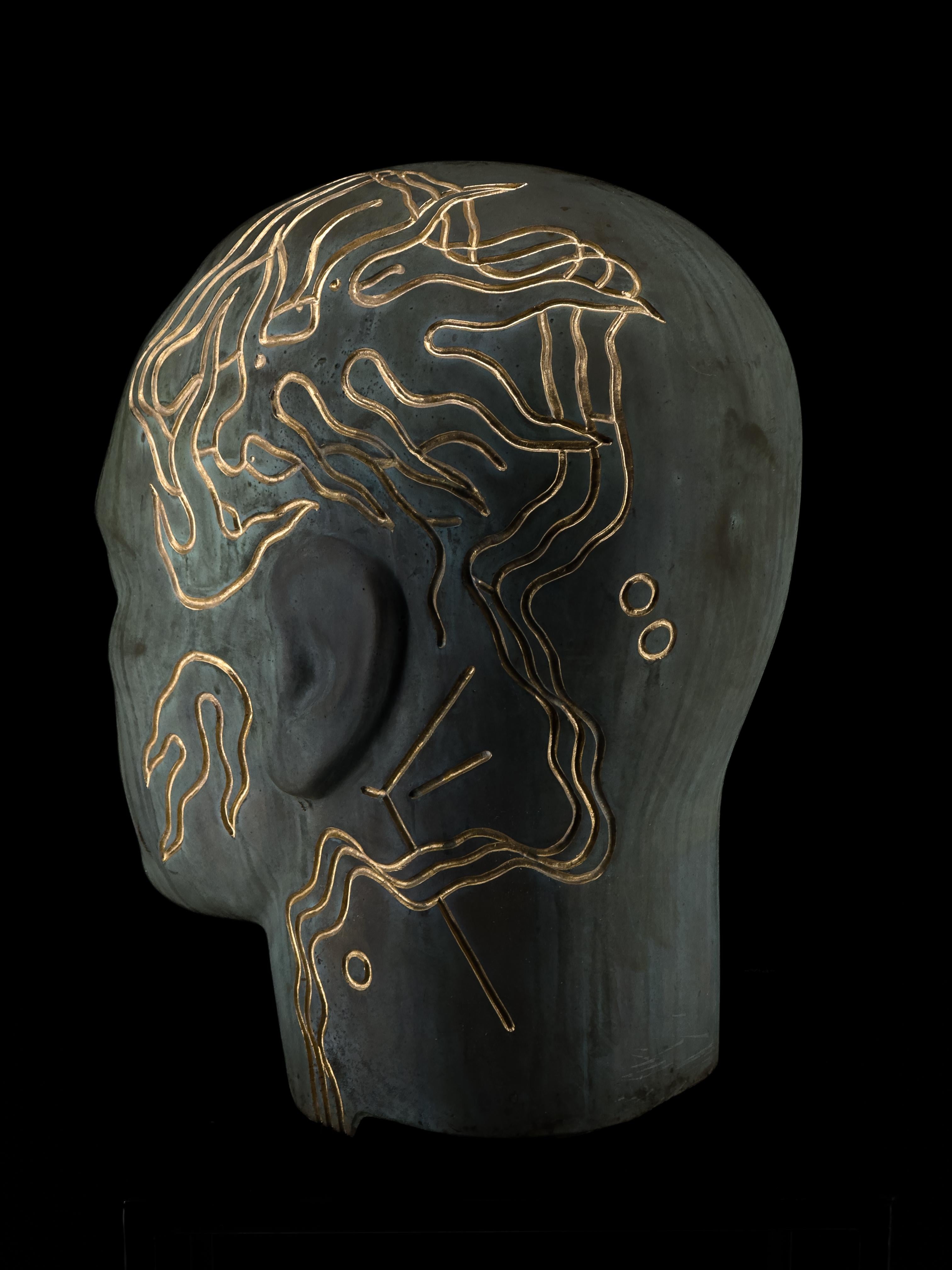 Bronze Dazed Sapiens by Twenty Second Factory For Sale