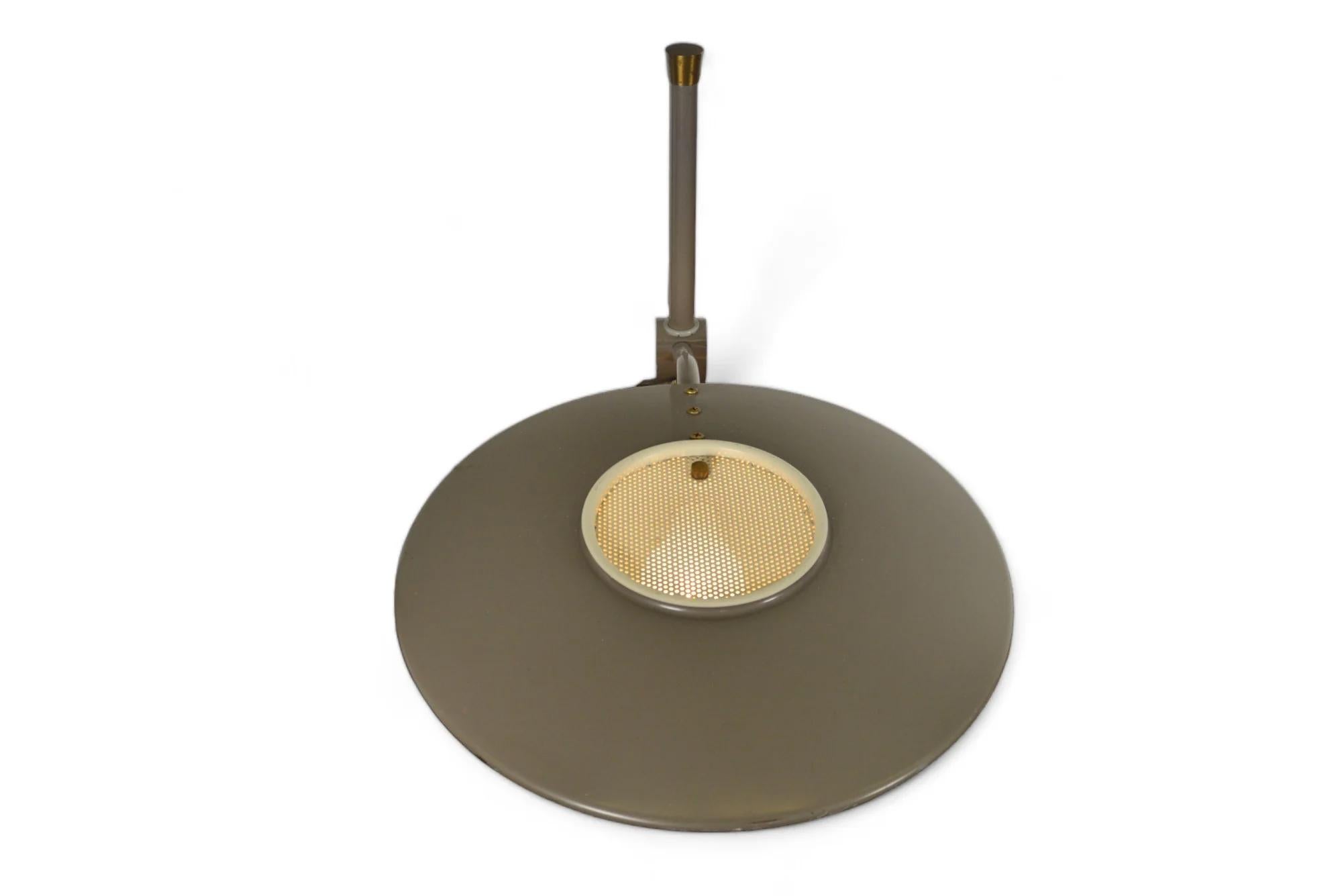 Steel Dazor Flying Saucer Space Age Table Lamp For Sale