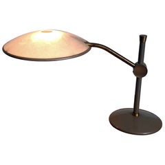 Dazor Modern Space Age Flying Saucer Desk Lamp