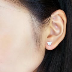 Orecchini con diamanti naturali da 0,38 carati di Damiani in oro bianco 18K