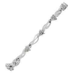 Dazzling 0.39ct Diamonds Bracelets in 9K White Gold