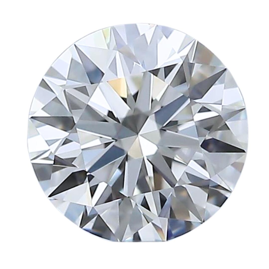 Dazzling 0.50ct Ideal Cut Round Diamond - GIA Certified For Sale 2