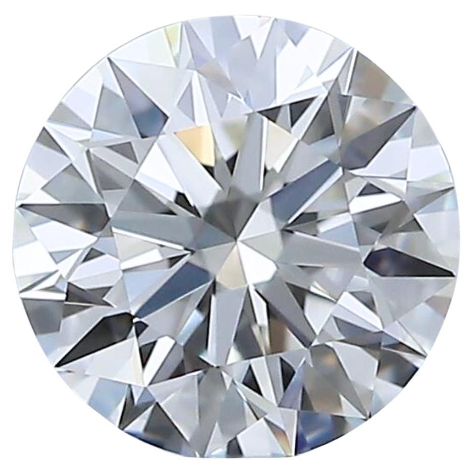 Éblouissant diamant rond de 0,50 carat de taille idéale, certifié GIA
