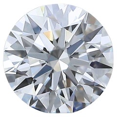 Deslumbrante diamante redondo de talla ideal de 0,50 ct - Certificado GIA