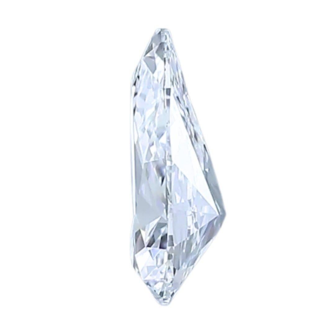 Schillernder 0,50ct birnenförmiger natürlicher Diamant - GIA zertifiziert (Tropfenschliff) im Angebot