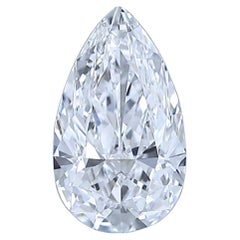 Dazzling 0.50ct Pear-Shaped Natural Diamond - GIA Certified