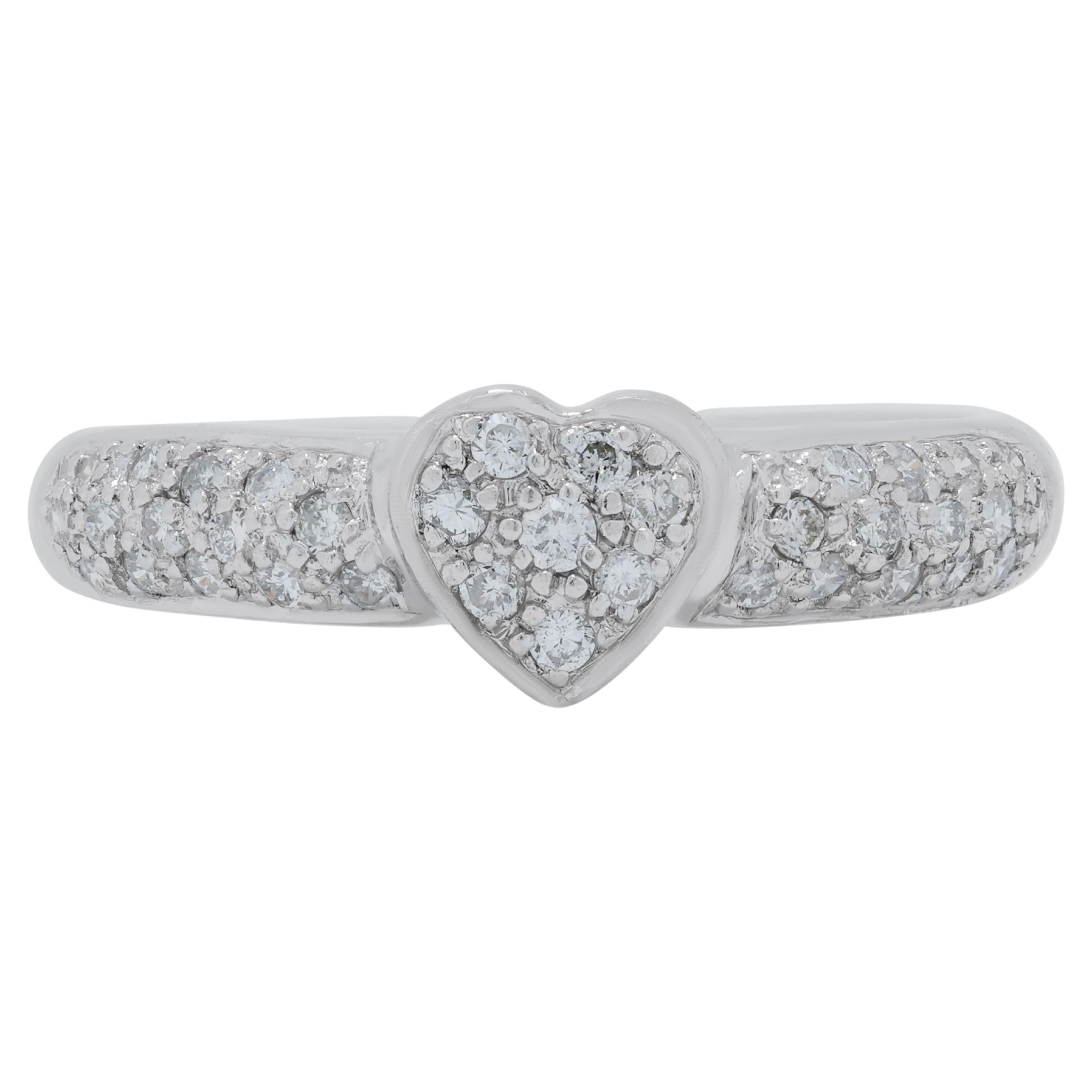 Dazzling 0.54ct Diamonds Cluster Ring in 18K White Gold  For Sale