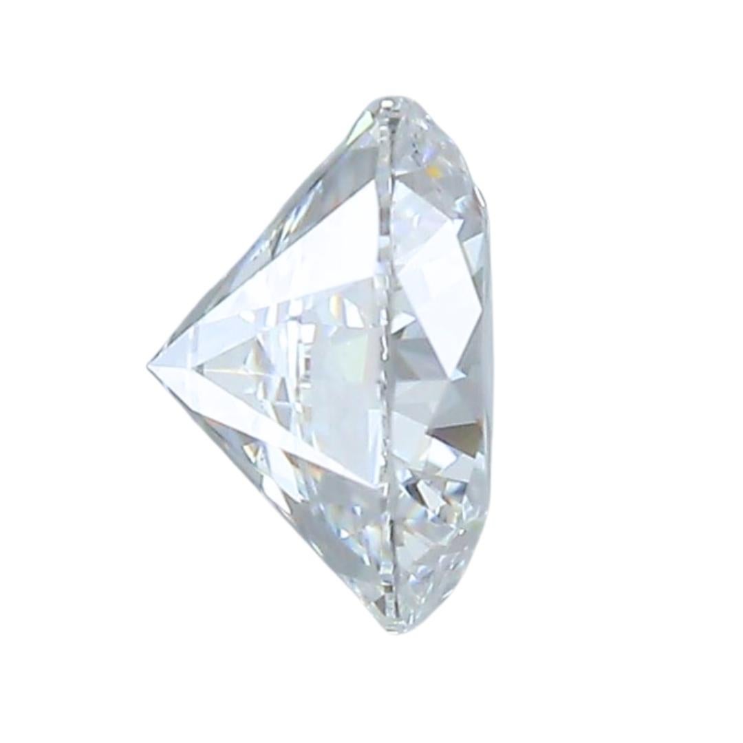 Dazzling 0.55ct Triple Excellent Ideal Cut Round-Shaped Diamond - GIA Certified In New Condition For Sale In רמת גן, IL