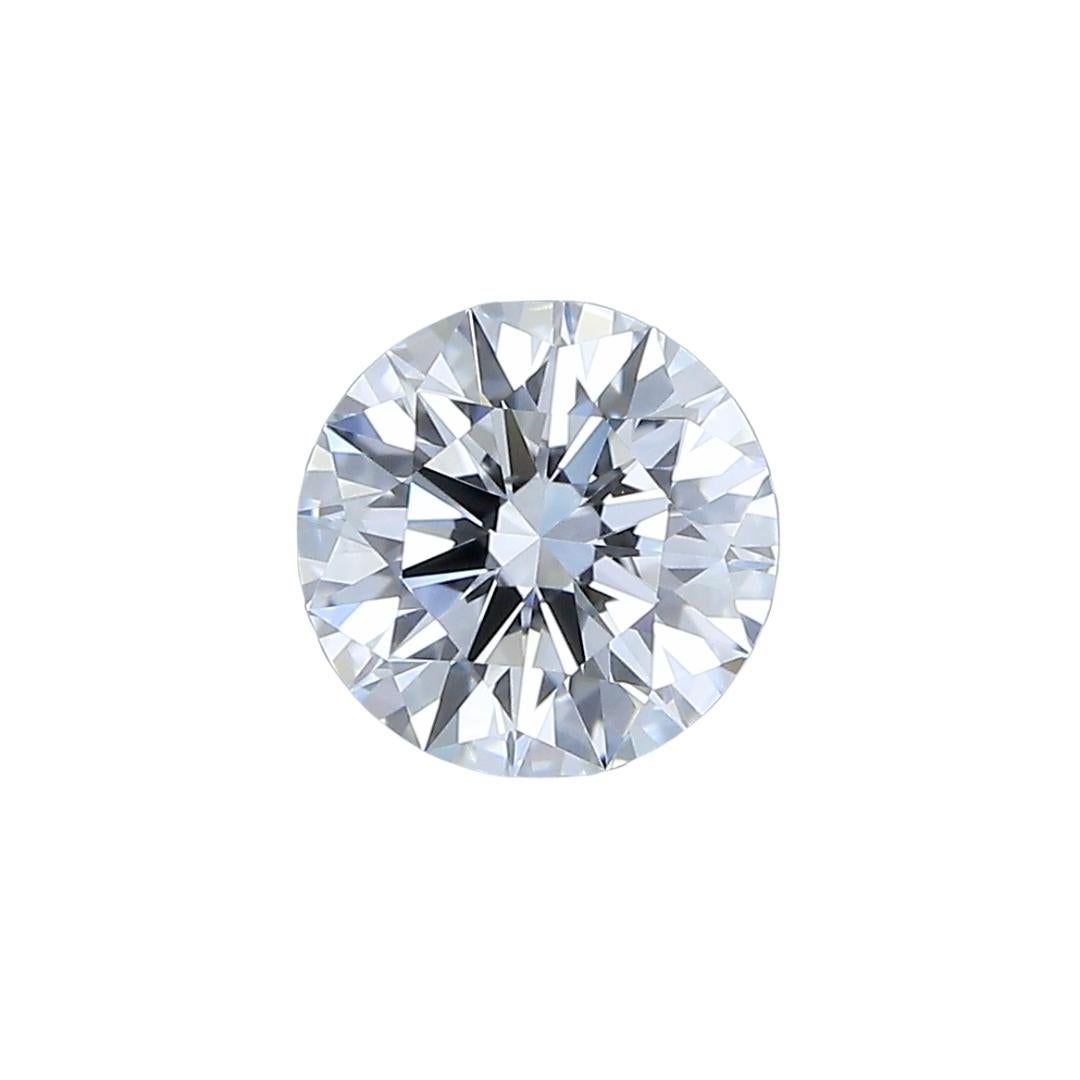 Dazzling 0.55ct Triple Excellent Ideal Cut Round-Shaped Diamond - GIA Certified For Sale 2