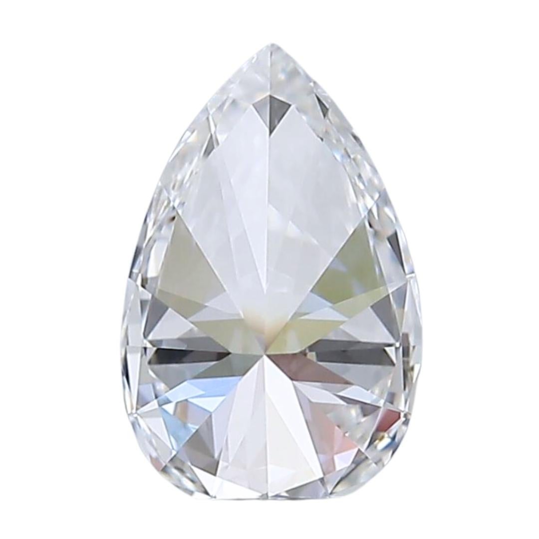 Éblouissant diamant taille poire de 0,71 carat, certifié IGI en vente 1