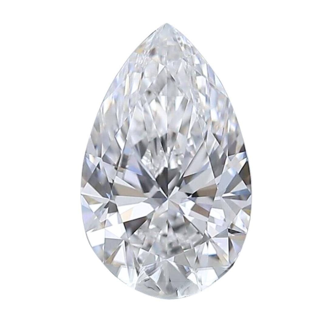 Schillernder 0,71 Karat birnenförmiger Diamant im Idealschliff - IGI-zertifiziert im Angebot 4