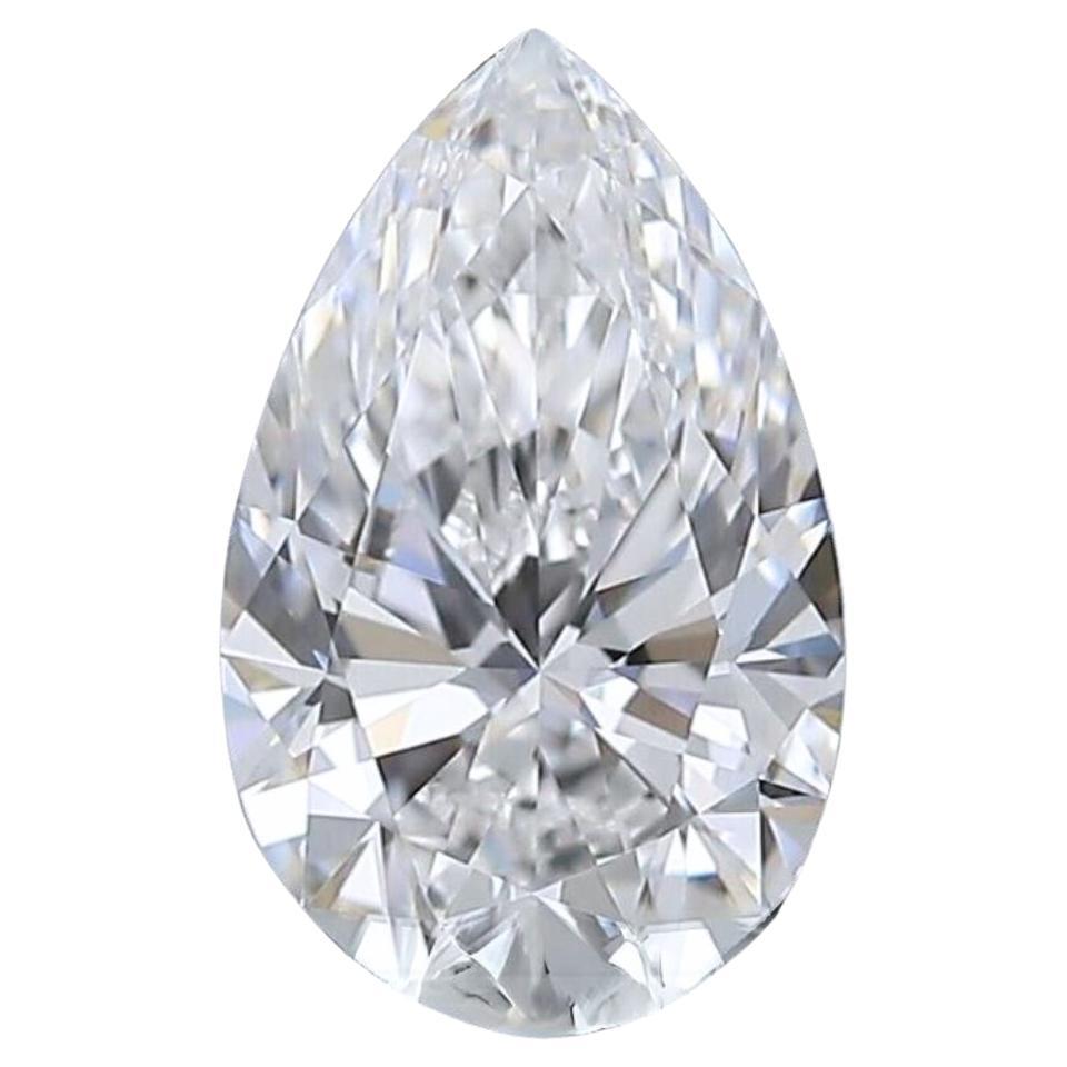 Schillernder 0,71 Karat birnenförmiger Diamant im Idealschliff - IGI-zertifiziert im Angebot