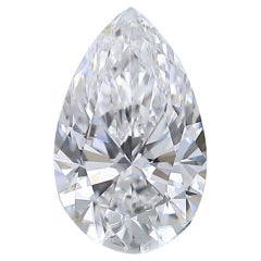 Deslumbrante diamante en forma de pera de talla ideal de 0,71 ct - Certificado IGI