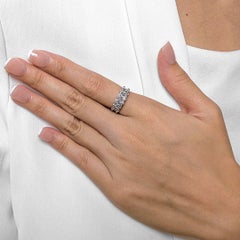Dazzling 0.75ct Diamond Ring with Marquise & Tapered Cuts in 18K White Gold