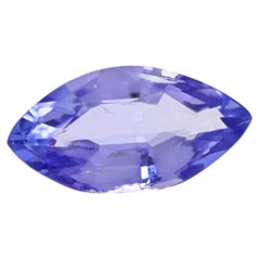 Eblouissant 0.96ct Natural Blue Tanzanite Marquise Cut Gemstone