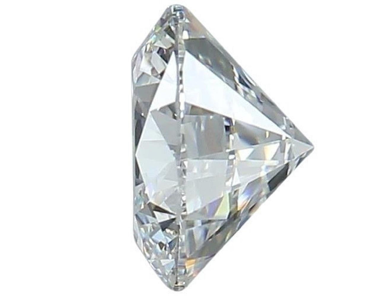 Eblouissant diamant naturel de 1 pce avec 0,90 Ct rond G VVS1 Certificat IGI Neuf - En vente à רמת גן, IL