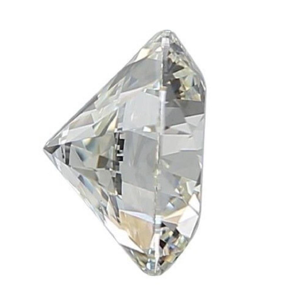 Women's or Men's Dazzling 1 Pc Flawless Natural Diamond with 0.54 Ct  Round I IF IGI Certificate
