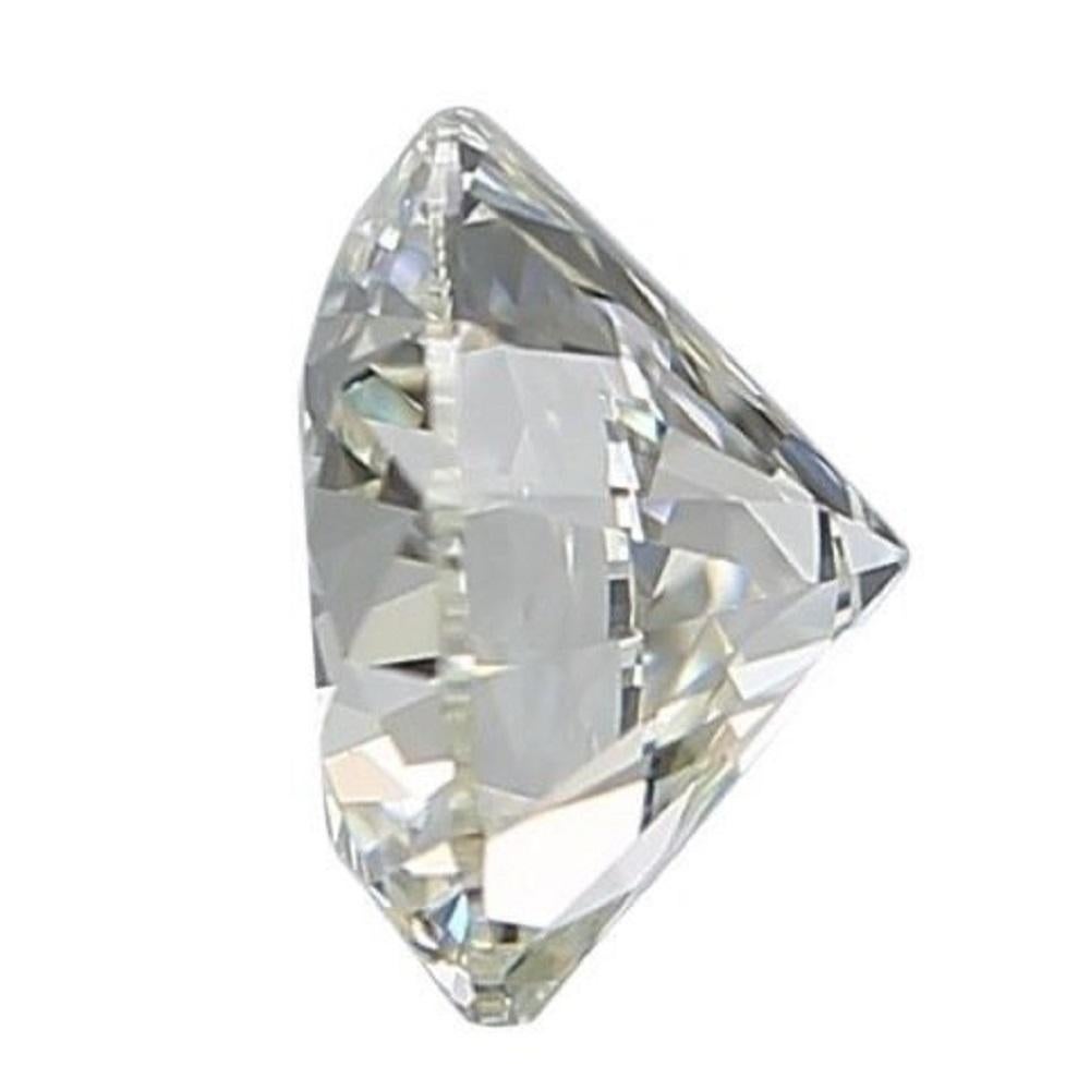 Dazzling 1 Pc Flawless Natural Diamond with 0.54 Ct  Round I IF IGI Certificate 1