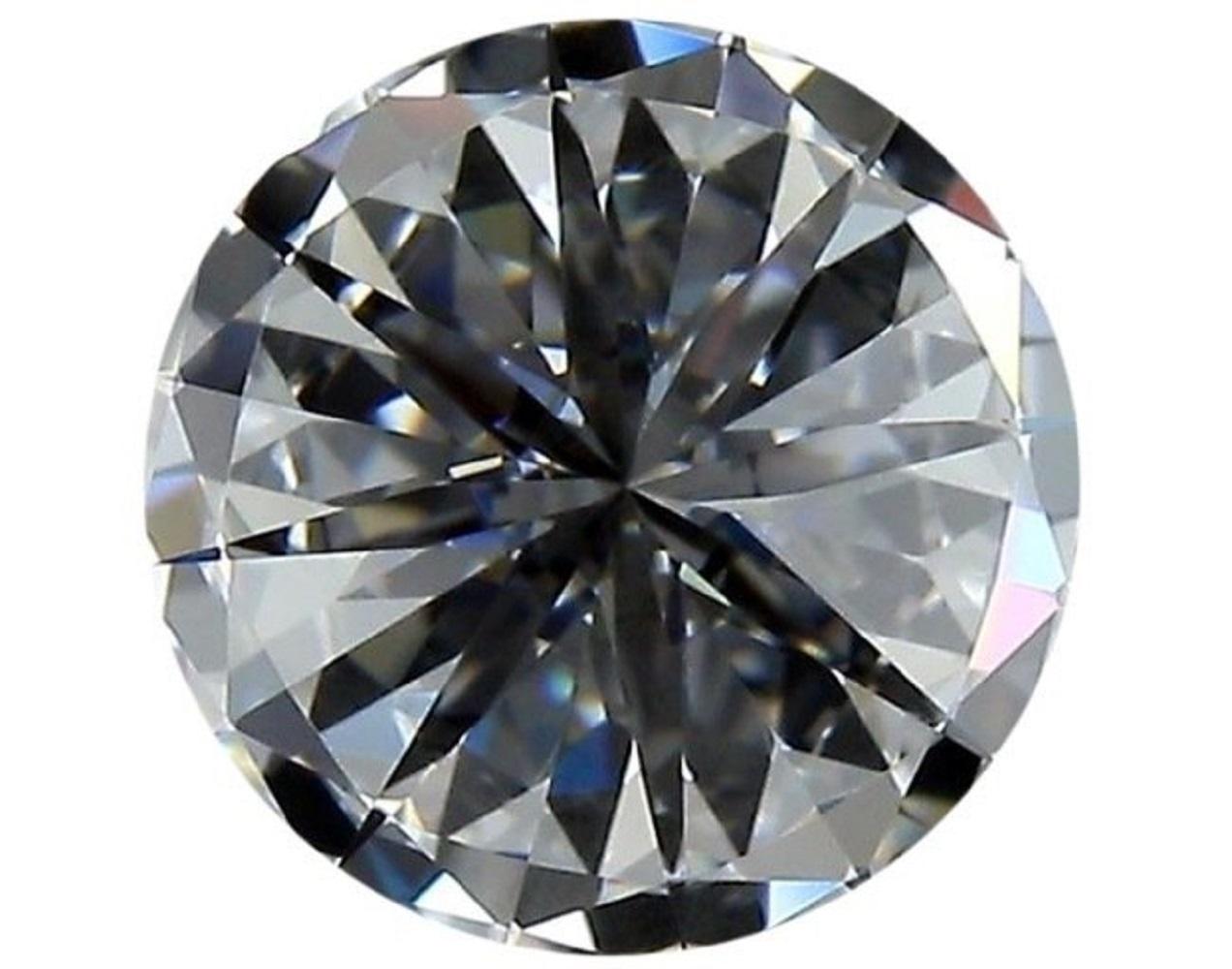Dazzling 1 Pc Flawless Natural Diamond with 0.71 Ct Round D IF IGI Certificate 1