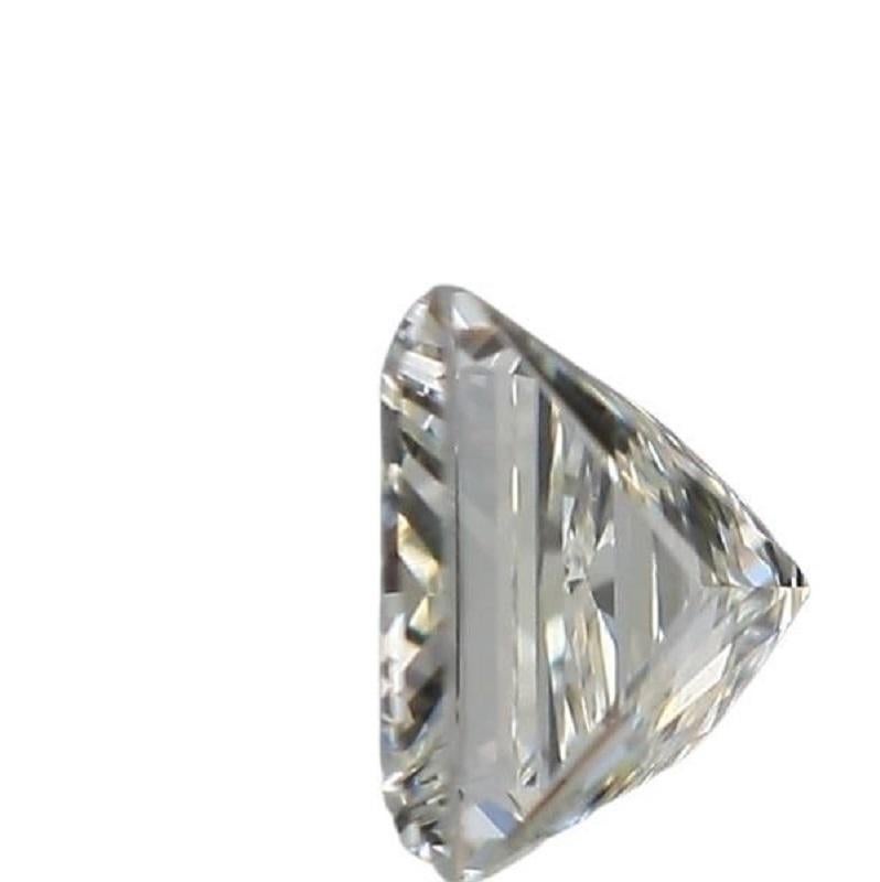 Dazzling 1 pc Natural Diamond 0.50 ct Square J IF 'Flawless' GIA Certificate In New Condition For Sale In רמת גן, IL