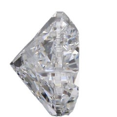 Deslumbrante 1 Pieza Diamante Natural 0.55 Ct  Corazón  D VVS2, Certificado GIA