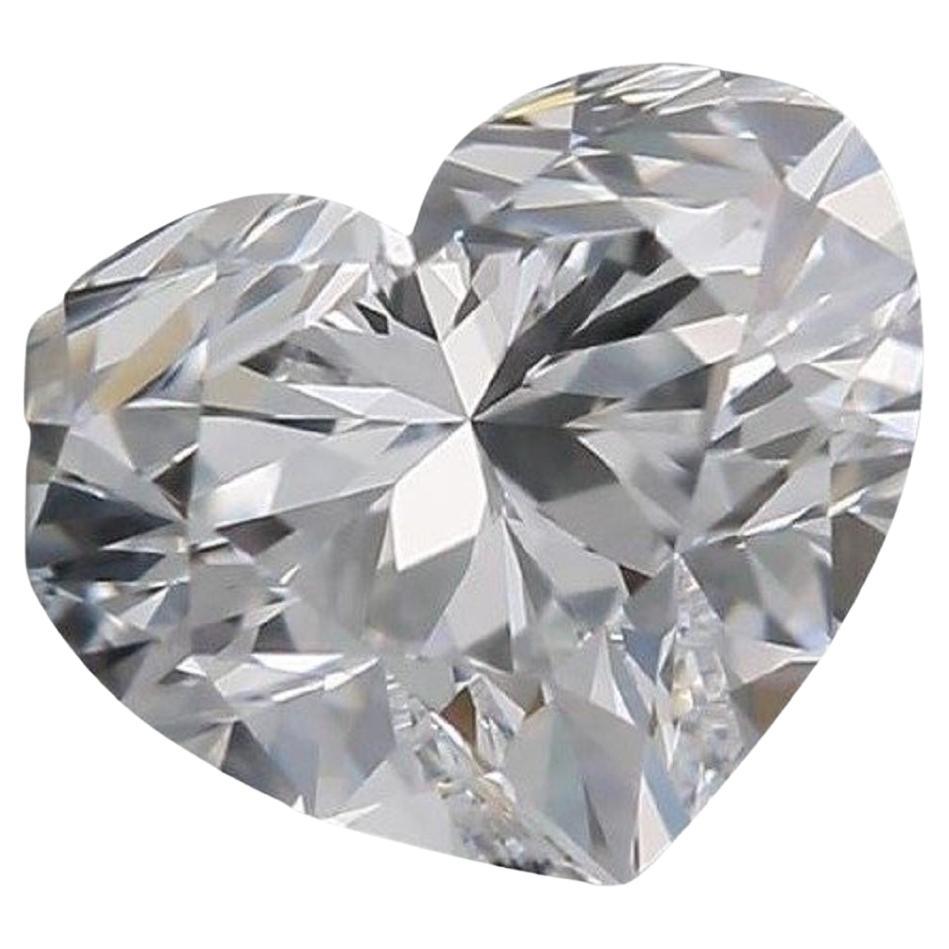 Dazzling 1 Pc Natural Diamond 0.55 Ct  Heart  D VVS2, GIA Certificate For Sale