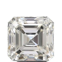 Dazzling 1 Pc Natural Diamond 0.70 Ct Asscher Cut J VS2 Diamond GIA Certificate