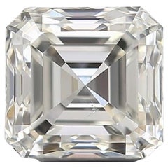 Dazzling 1 Pc Natural Diamond 0.70 Ct Asscher Cut J VS2 Diamond GIA Certificate