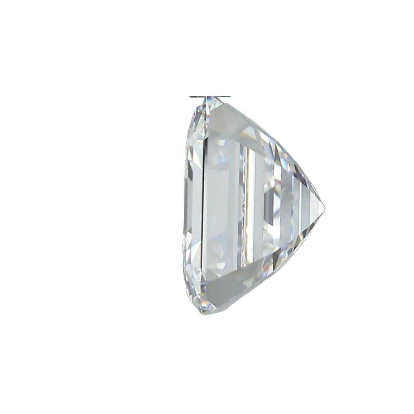 Dazzling 1 Pc Natural Diamond 0.70ct Asscher Square Emerald E VS2 IGI Certific In New Condition In רמת גן, IL