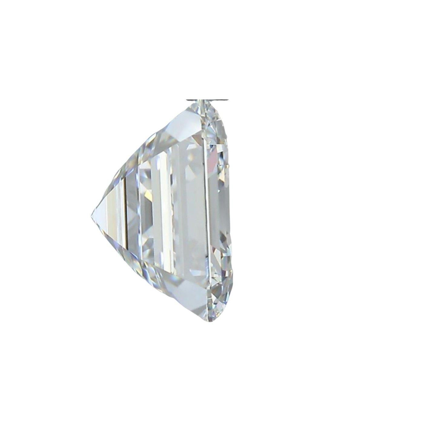Women's or Men's Dazzling 1 Pc Natural Diamond 0.70ct Asscher Square Emerald E VS2 IGI Certific