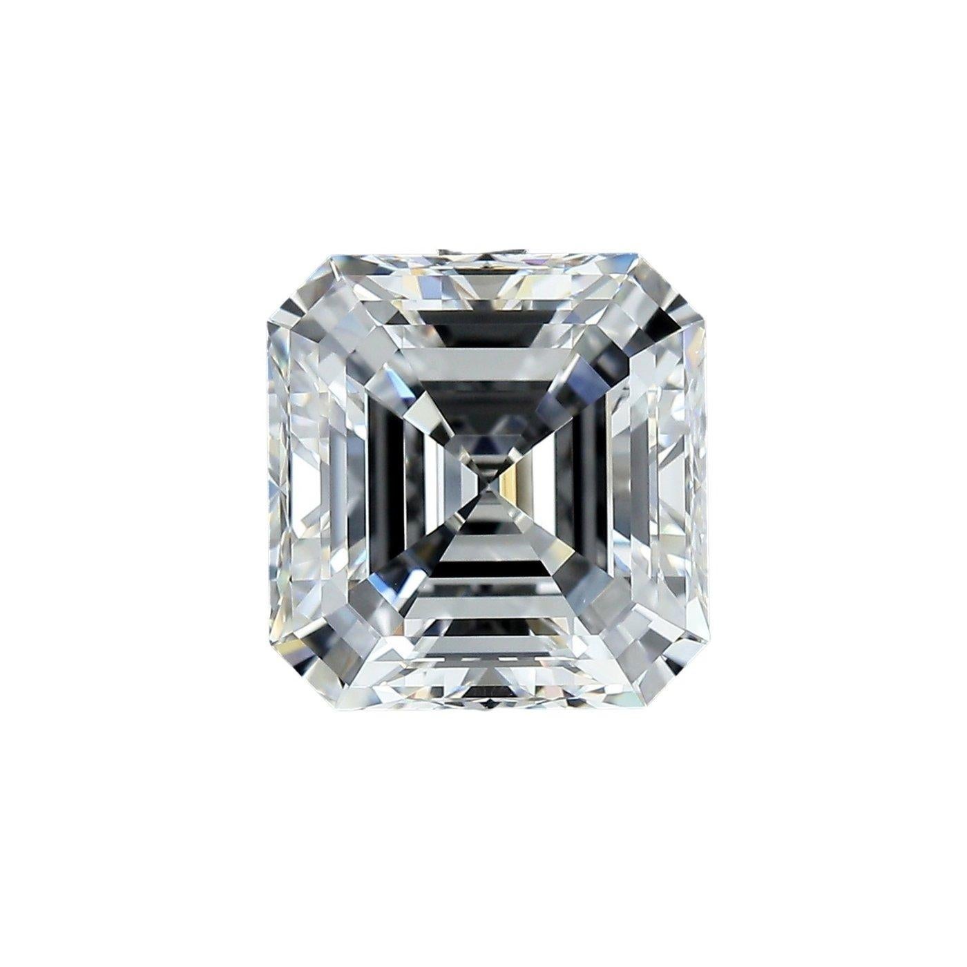 Dazzling 1 Pc Natural Diamond 0.70ct Asscher Square Emerald E VS2 IGI Certific 1