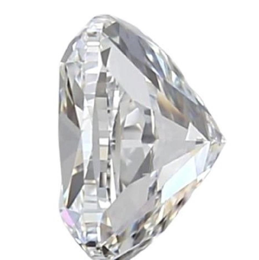 Dazzling 1 Pc Natural Diamond 0.81ct Cushion F VVS2 GIA Certificate In New Condition For Sale In רמת גן, IL