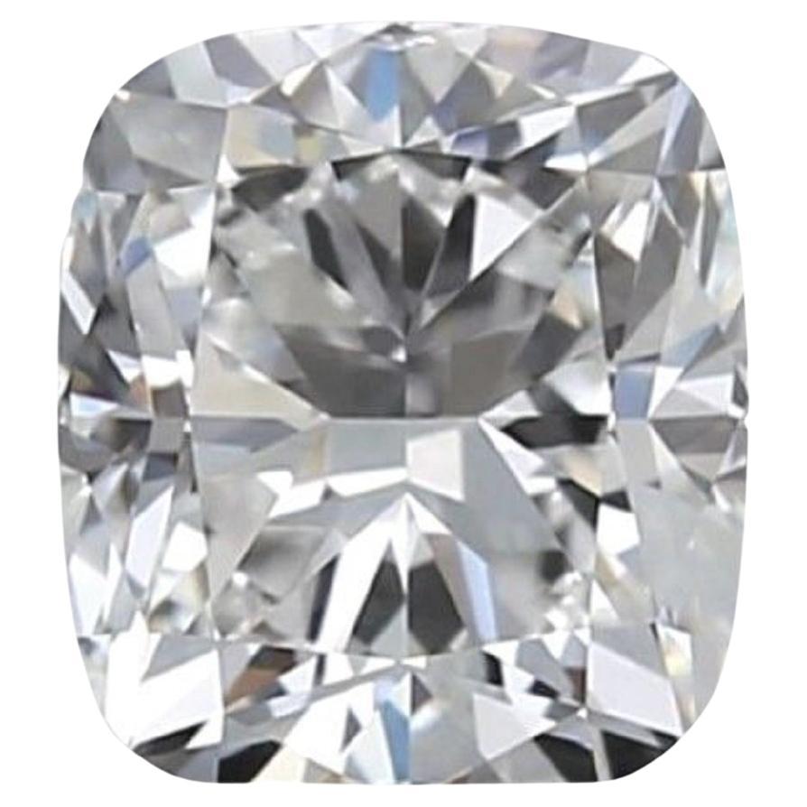 Éblouissant 1 pièce diamant naturel de 0,81 carat taille coussin F VVS2 certifié GIA