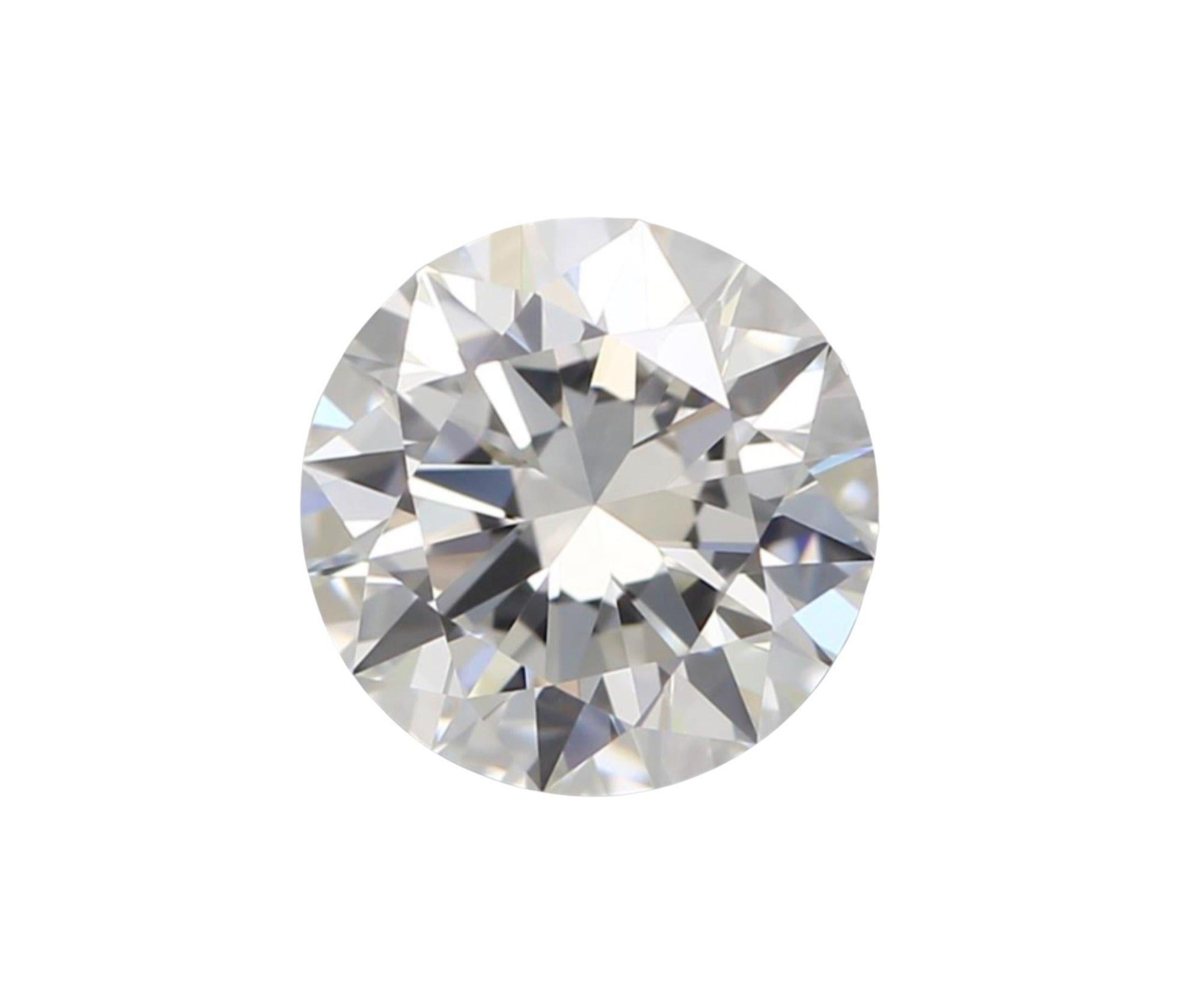 Dazzling 1 pc Natural Diamond 0.92 ct Round H VVS1 GIA Certificate 1