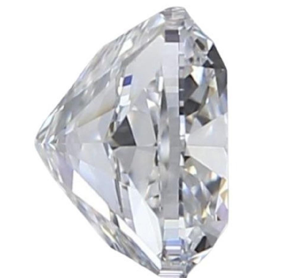 Dazzling 1 Pc Natural Diamond 1.01 Carat Cushion D VVS2 GIA Certificate In New Condition For Sale In רמת גן, IL