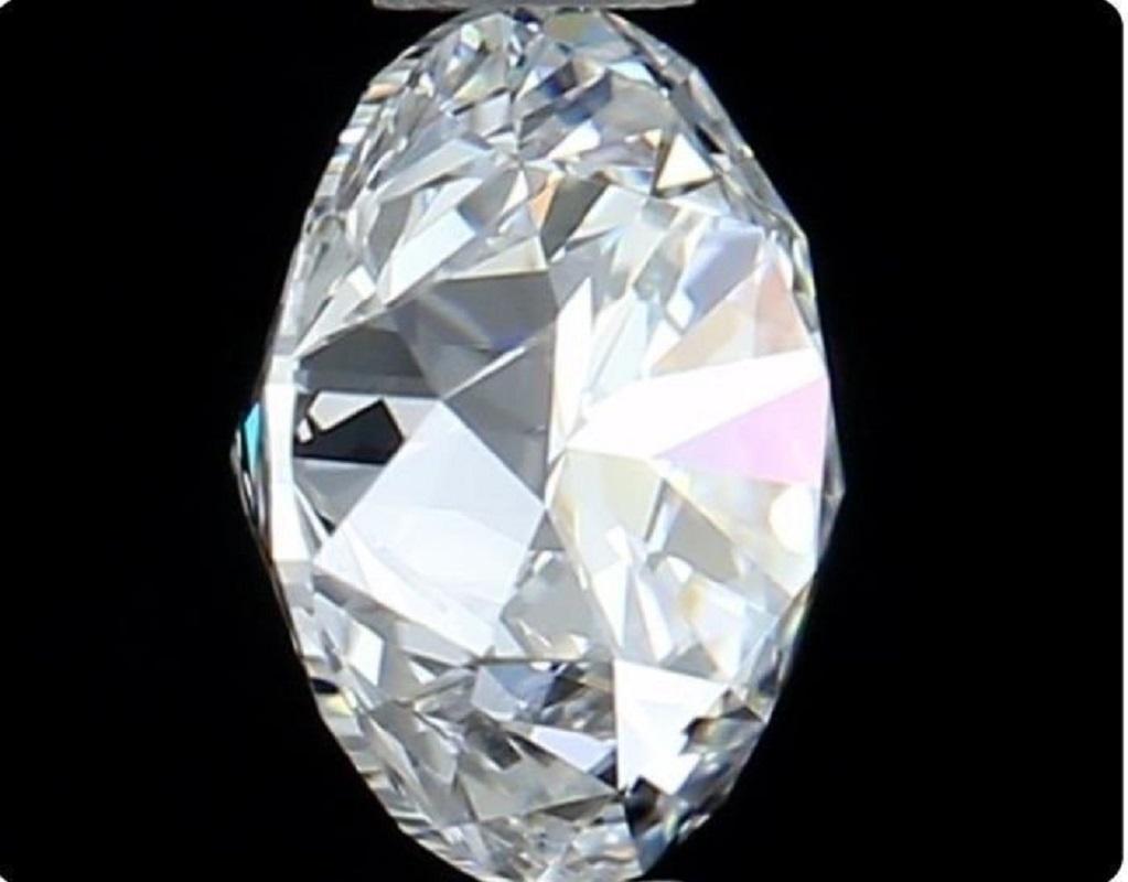 Eblouissant diamant naturel de 1 pc avec 0,50 ct rond F VS1 Certificat GIA Neuf - En vente à רמת גן, IL