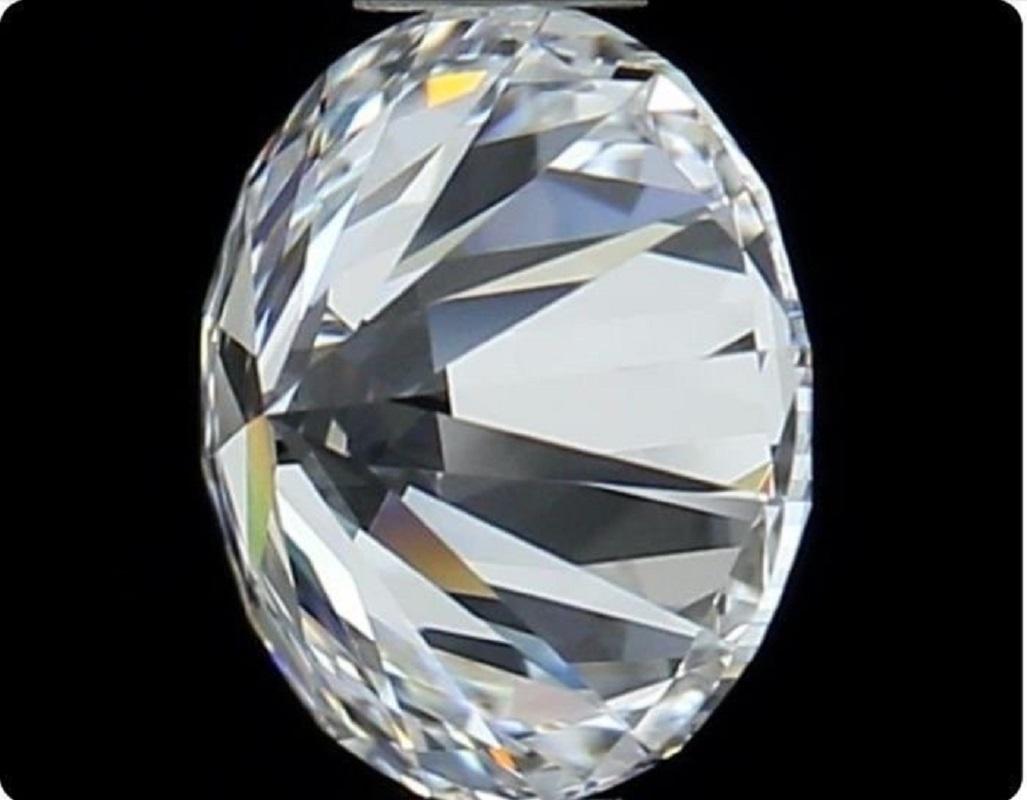 Eblouissant diamant naturel de 1 pc avec 0,50 ct rond F VS1 Certificat GIA Unisexe en vente