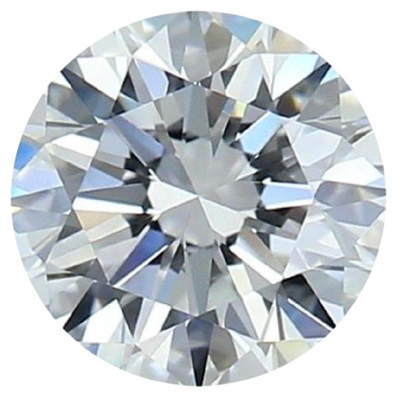 Éblouissant diamant naturel de 1 pièce avec D rond de 1,05 carat, certifié GIA en vente