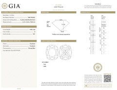 Dazzling 1.00ct Double Excellent Ideal Cut Cushion-Shaped Diamond