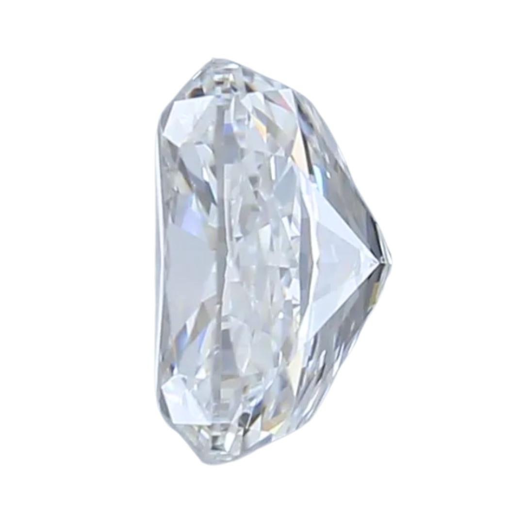 Taglio cuscino Abbagliante diamante doppio eccellente a forma di cuscino con taglio ideale da 1.00ct in vendita