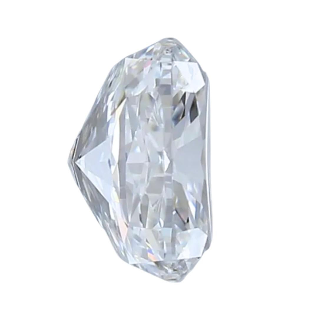 Abbagliante diamante doppio eccellente a forma di cuscino con taglio ideale da 1.00ct In condizioni Nuovo in vendita a רמת גן, IL