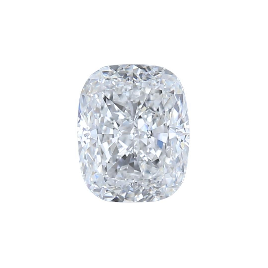 Abbagliante diamante doppio eccellente a forma di cuscino con taglio ideale da 1.00ct in vendita 2