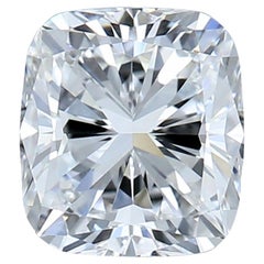 Dazzling 1.00ct Double Excellent Ideal Cut Cushion-Shaped Diamond