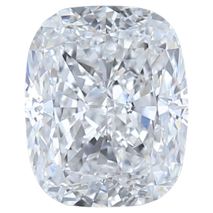 Dazzling 1.00ct Double Excellent Ideal Cut Cushion-Shaped Diamond