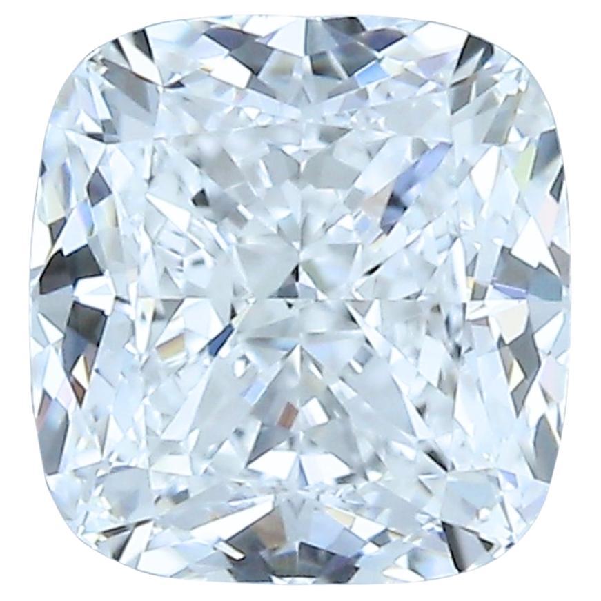 Dazzling 1.00ct Double Excellent Ideal Cut Square Cushion-Shaped Diamond - IGI