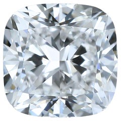 Abbagliante diamante doppio eccellente a forma di cuscino con taglio ideale da 1.01ct