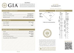 Dazzling 1.01ct Ideal Cut Pair of Oval-Shaped Diamonds - GIA Certified