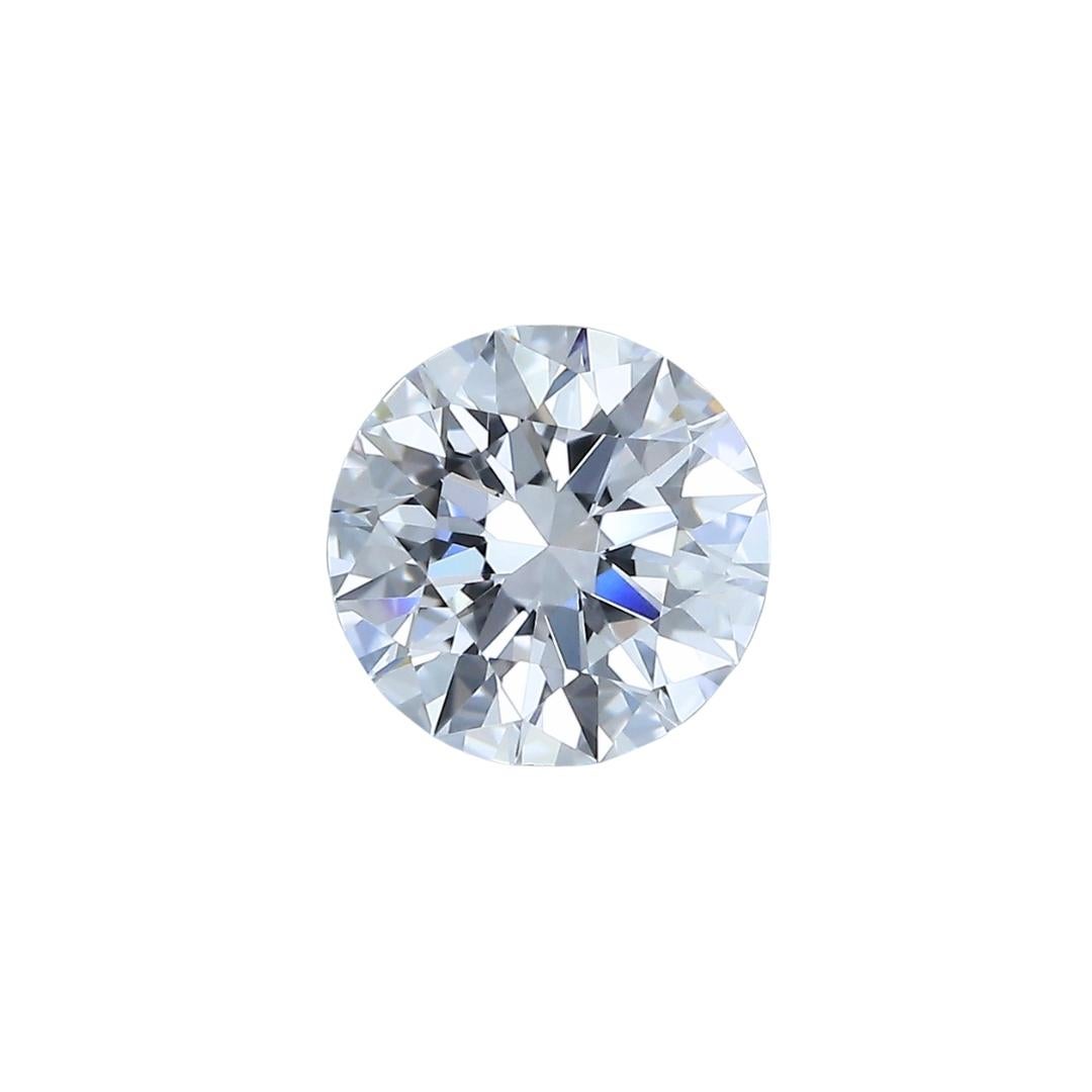 Schillernder 1,06ct natürlicher rundgeformter Diamant - IGI zertifiziert im Angebot 4