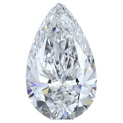 Glänzender 1,13 ct Idealschliff Diamant in Birnenform - GIA zertifiziert